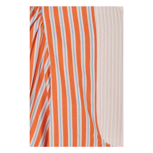 Blouse Rayures Dimitra Coton | Orange