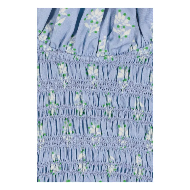 Aleria SS Cotton blouse | Blue