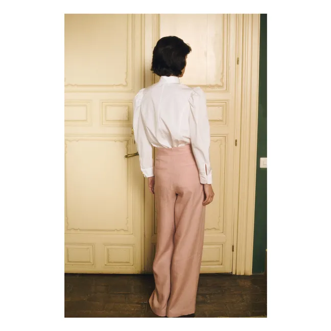Pablo Linen Pants | Pink