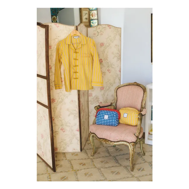 Pigiama in cotone a righe Cali | Giallo