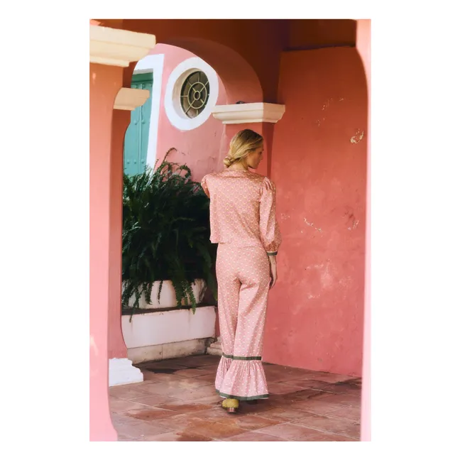 Bristol Cotton blouse | Peach