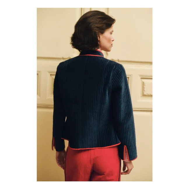 Giacca in cotone Fittonia | Blu marino