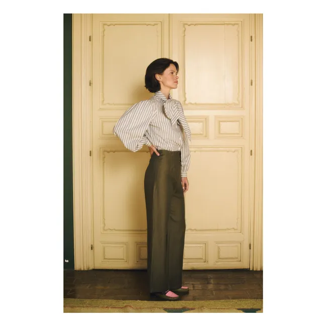 Blouse Rayures Fairytale Coton | Bleu