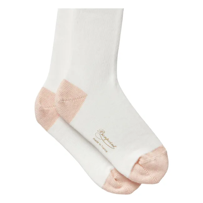 Chaussettes Latris Cerise | Crème