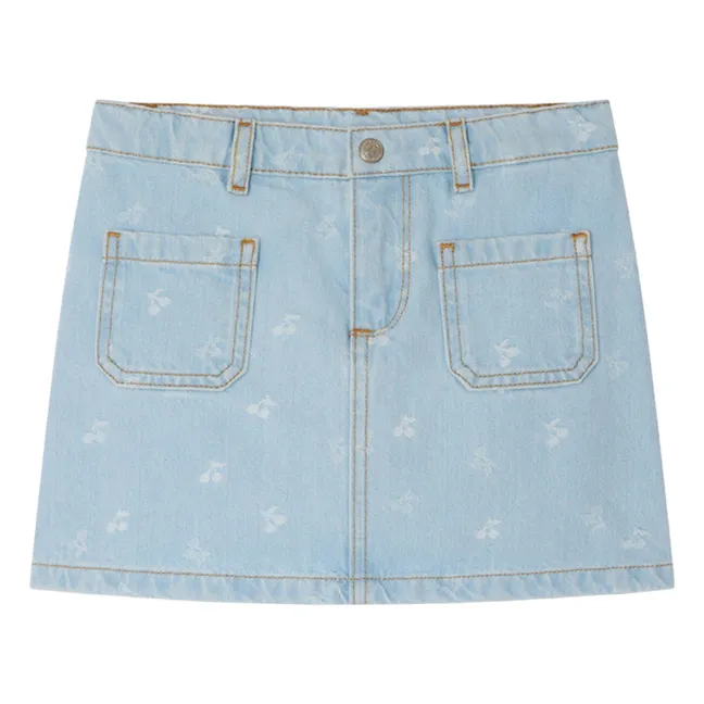 Falda vaquera Tison Cerises | Azul Claro