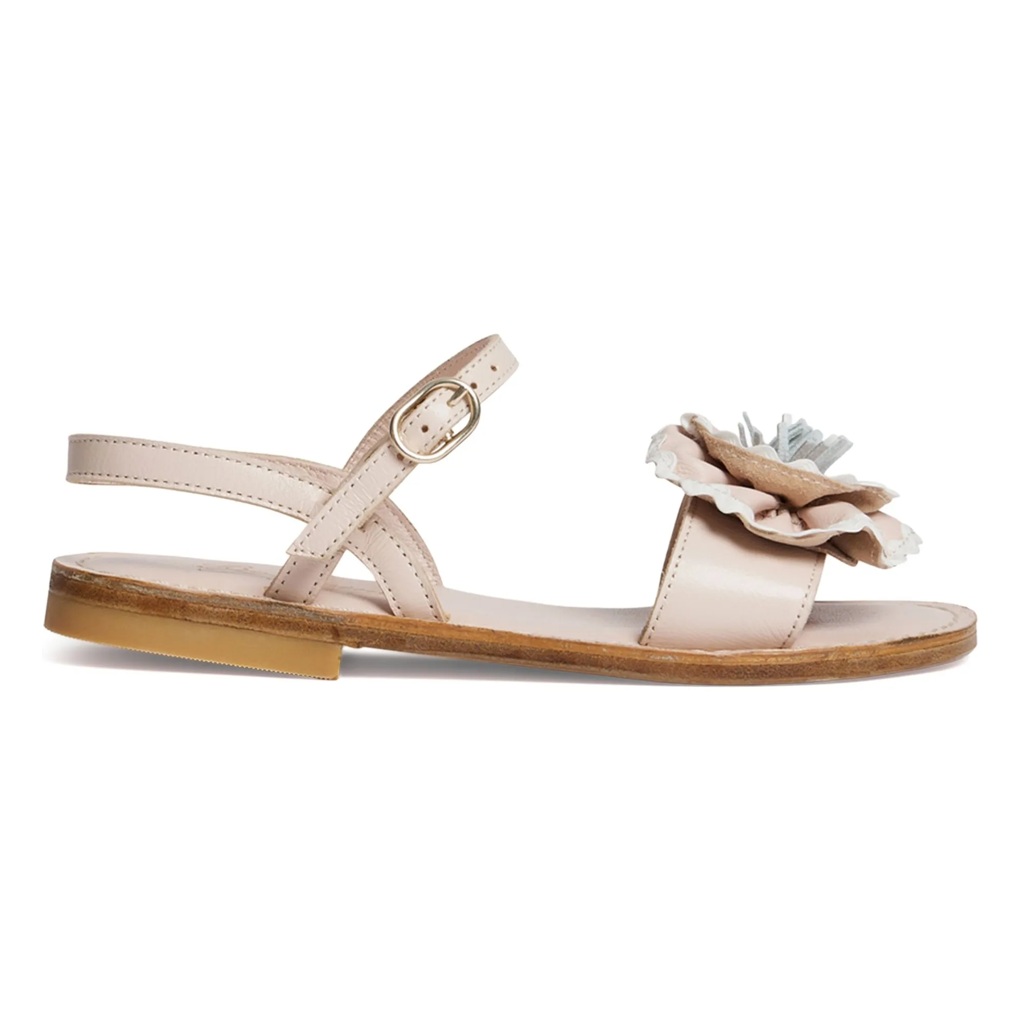 Bonpoint Powder Pink Lola Fleurs Sandals