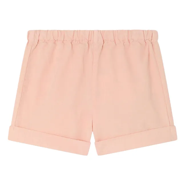 Pantalones cortos Ecady de algodón orgánico | Salmón