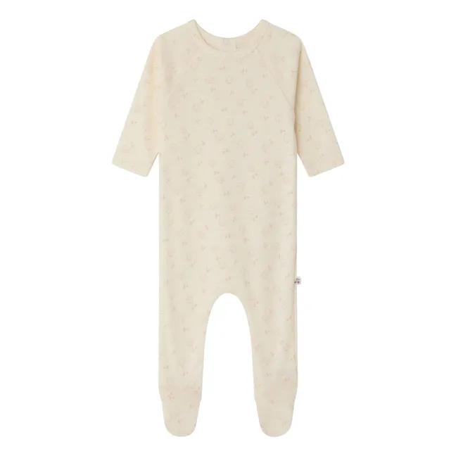 Pyjama Tif Poussins Coton Bio | Crème