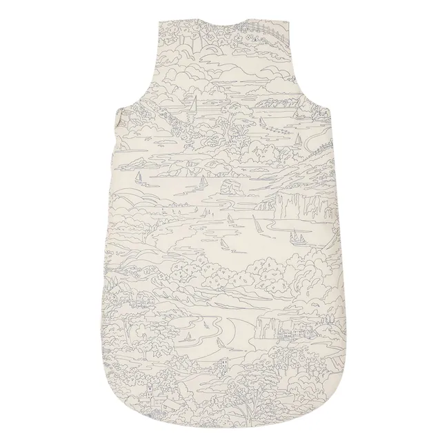 Gigoteuse Joujou Paysage Coton Bio | Ecru