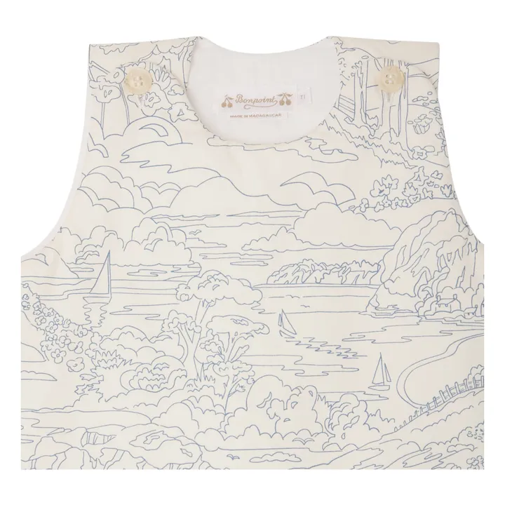 Gigoteuse Joujou Paysage Coton Bio | Ecru- Image produit n°1