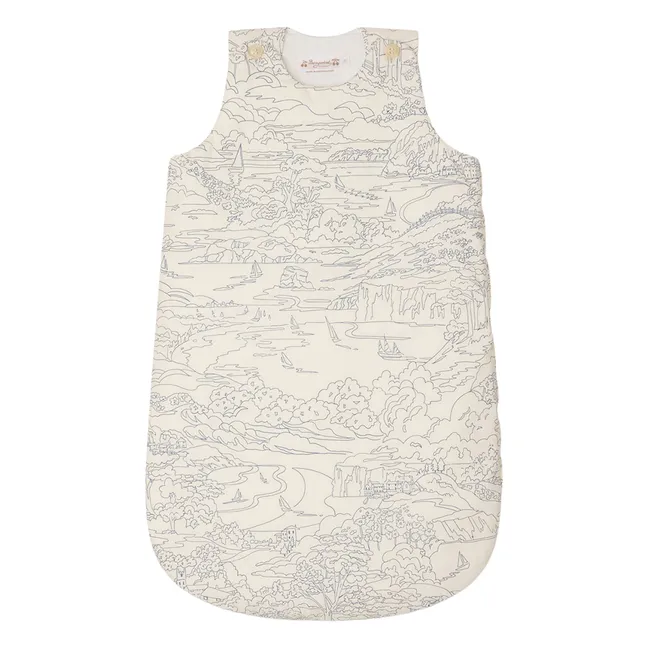 Joujou Paysage Organic Cotton sleeping bag | Ecru