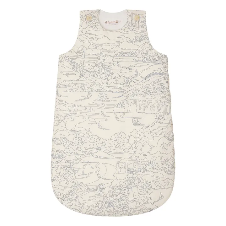 Gigoteuse Joujou Paysage Coton Bio | Ecru- Image produit n°0