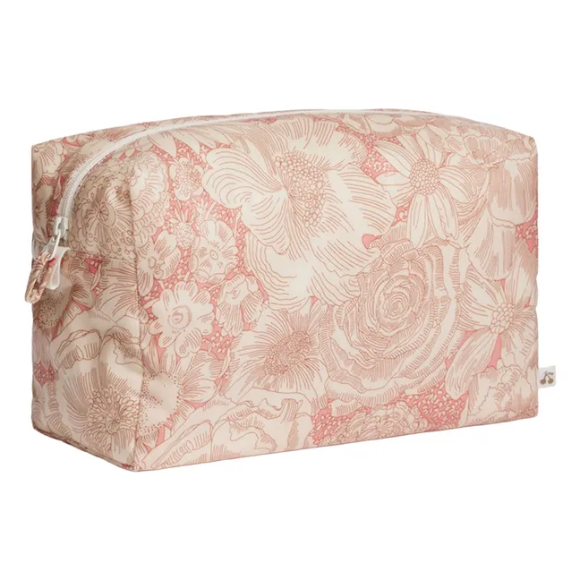 Trousse de Toilette G Fleurie Coton Bio | Rosa Pálido