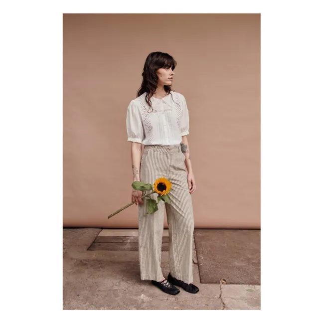 Blouse Vintage Coton | Crème