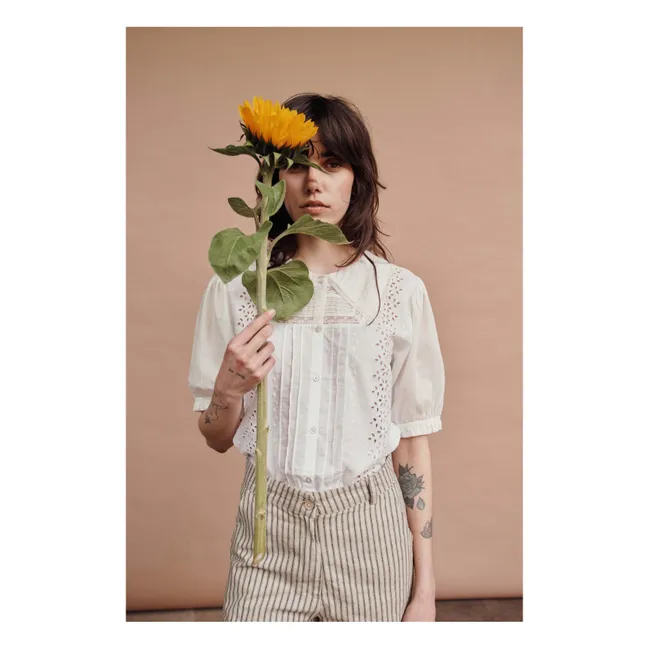 Blouse Vintage Coton | Crème