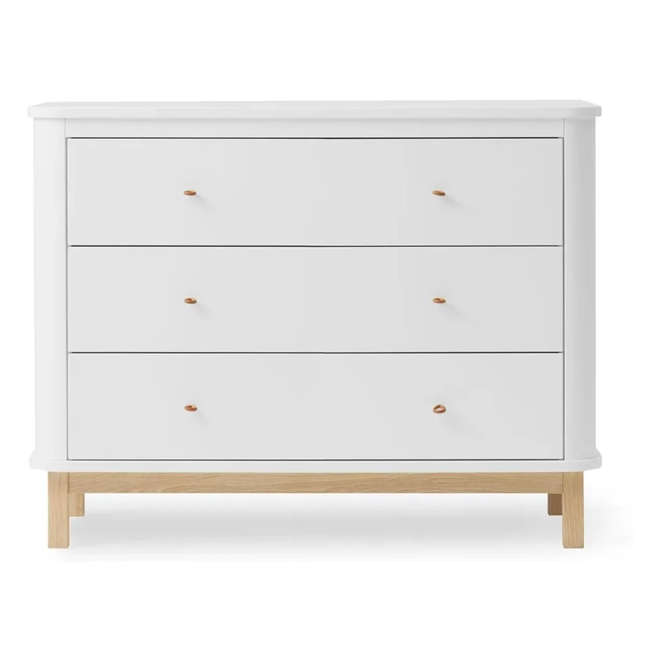 Oliver Furniture Oak Wood 3-Drawer Chest In