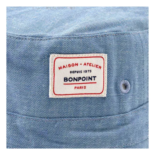 Chapeau Piob Chambray Coton Bio | Bleu