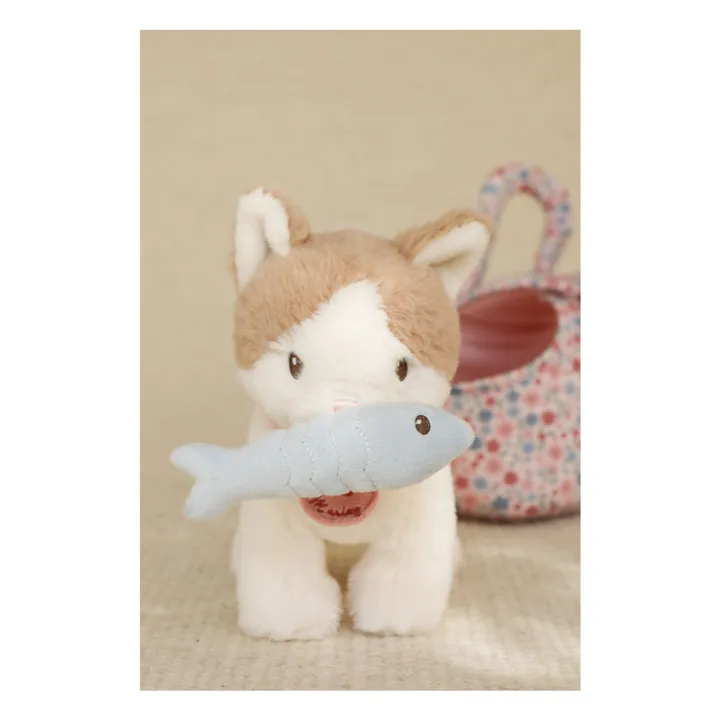 Gato de peluche con bolso | Crudo- Imagen del producto n°11