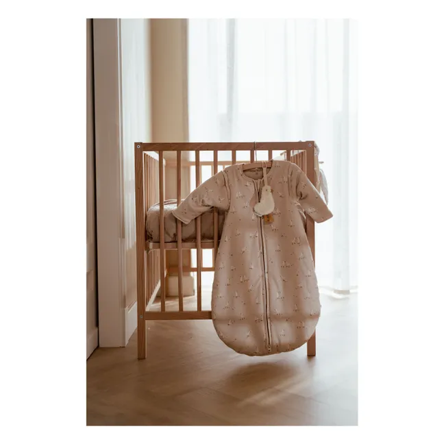 Goose pacifier clip | White