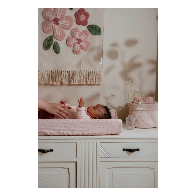 Tapis mural Fleurs | Rose