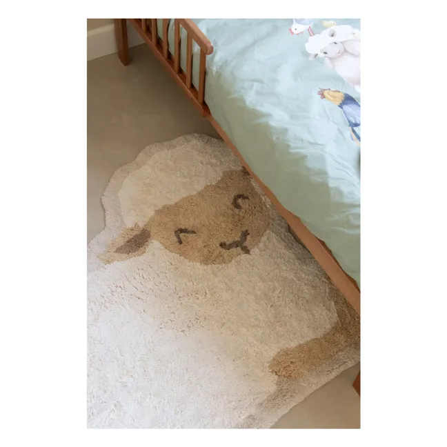 Alfombra de oveja | Blanco