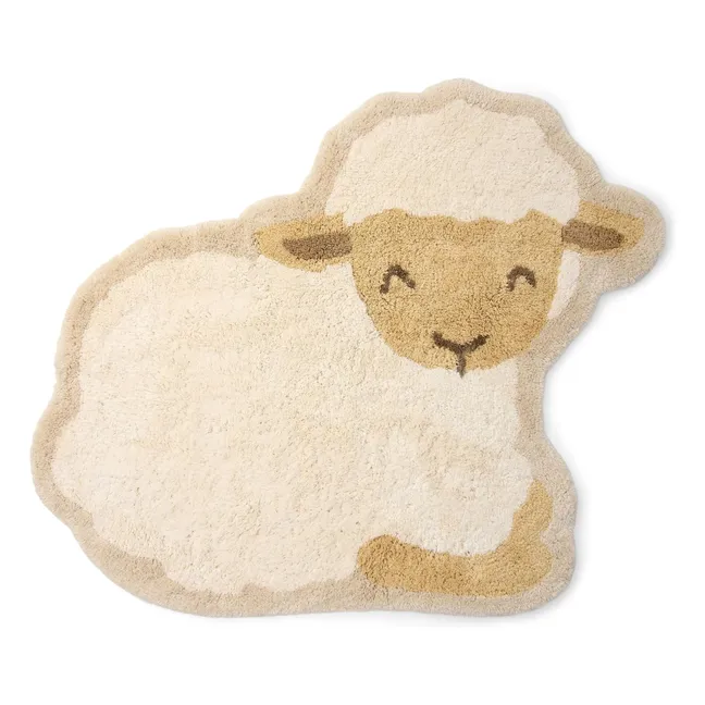 Alfombra de oveja | Blanco