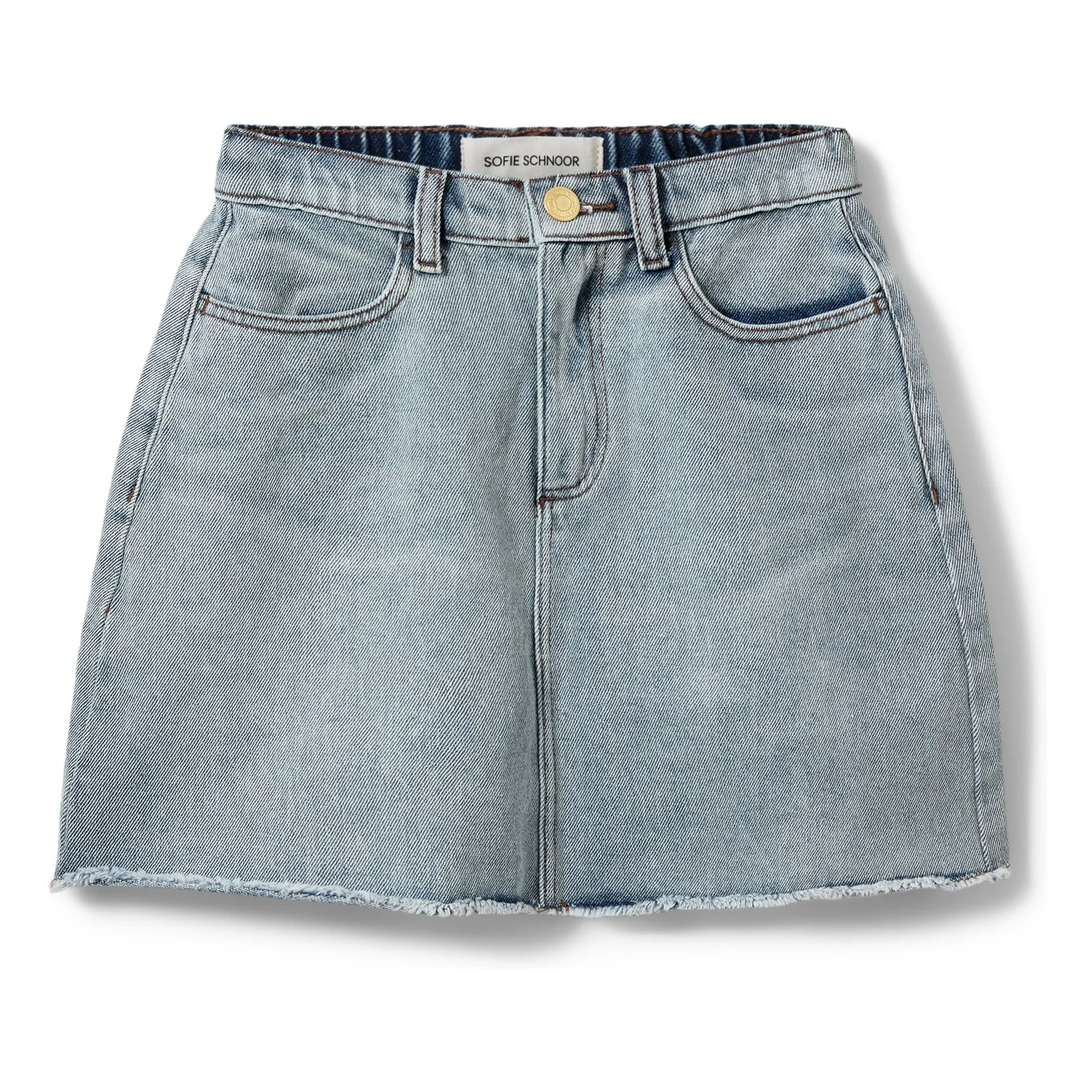 Sofie Schnoor Light Blue Denim Skirt Callysy
