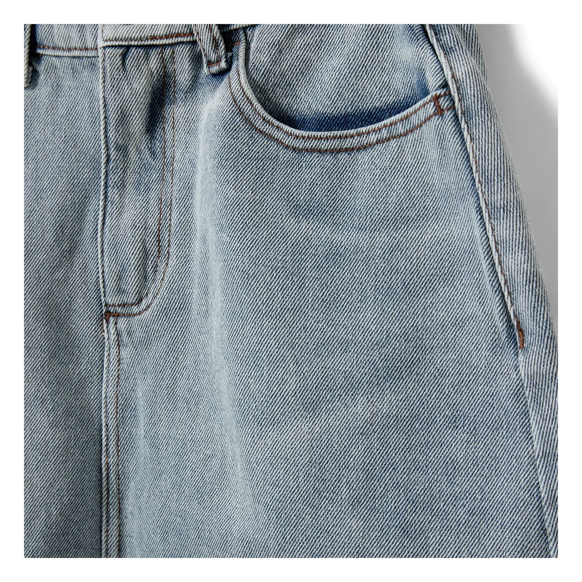 Jupe Denim Callysy | Bleu Clair- Image produit n°1