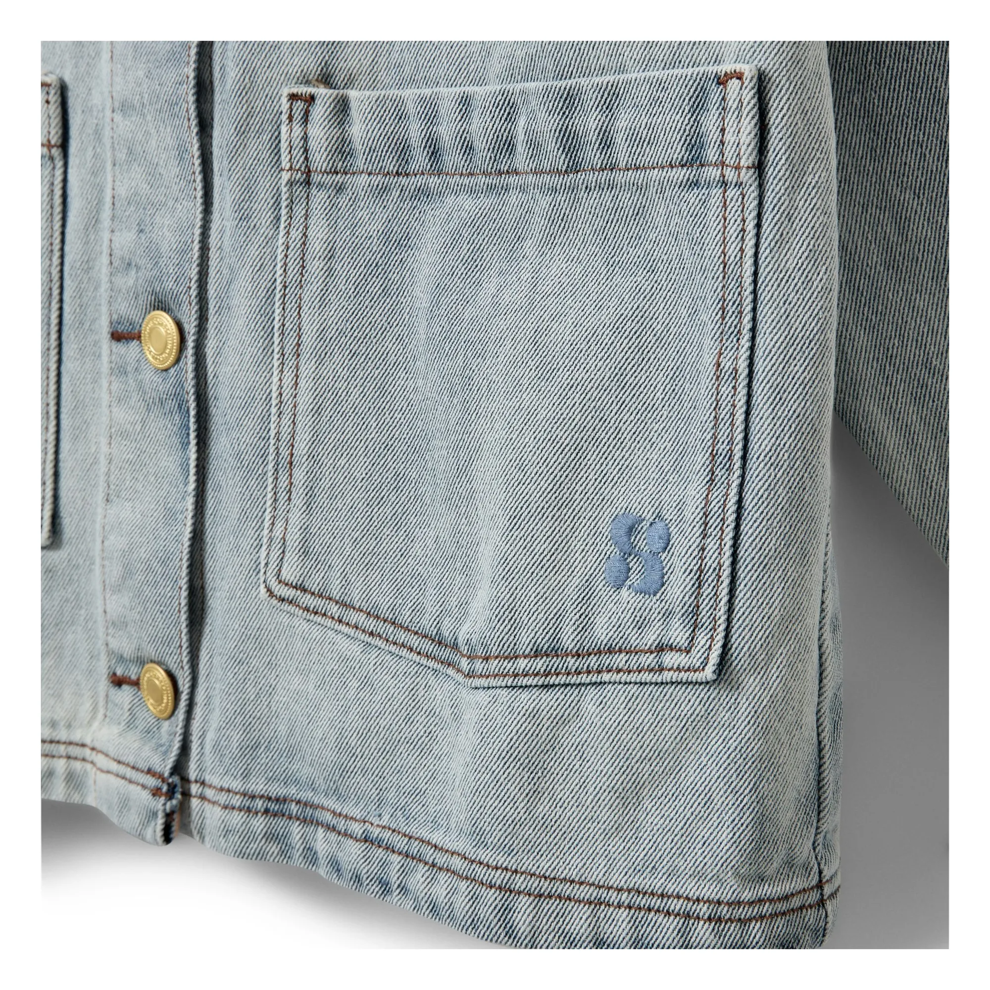 Veste Denim Lynnsy | Bleu Clair- Image produit n°1