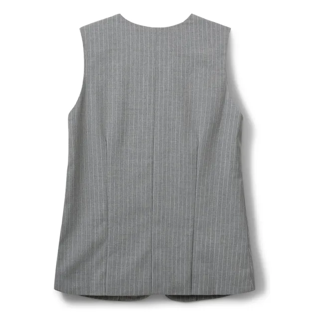 Merthasy Sleeveless Vest | Grey