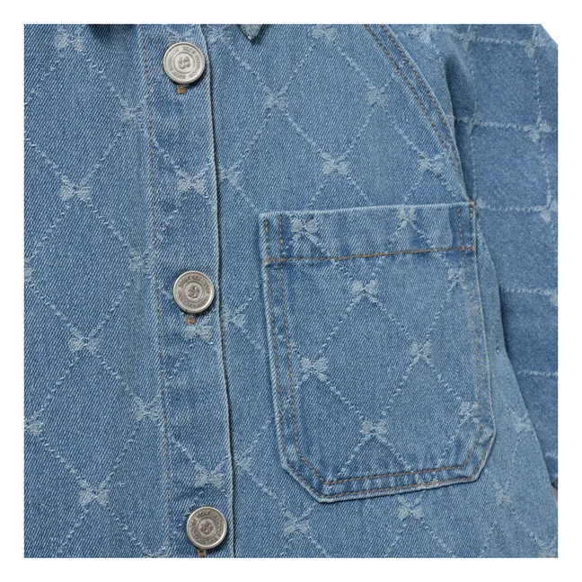 Kleid Hemdbluse Denim Mayasy | Blau