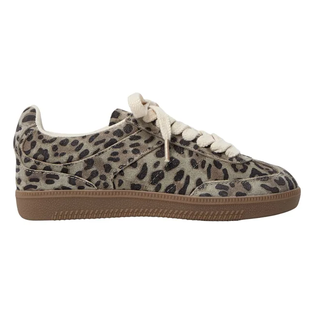 Sneakers Eviasy Leopard | Marrone
