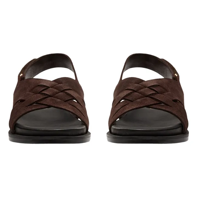 Sandali Silasy in pelle scamosciata | Marrone