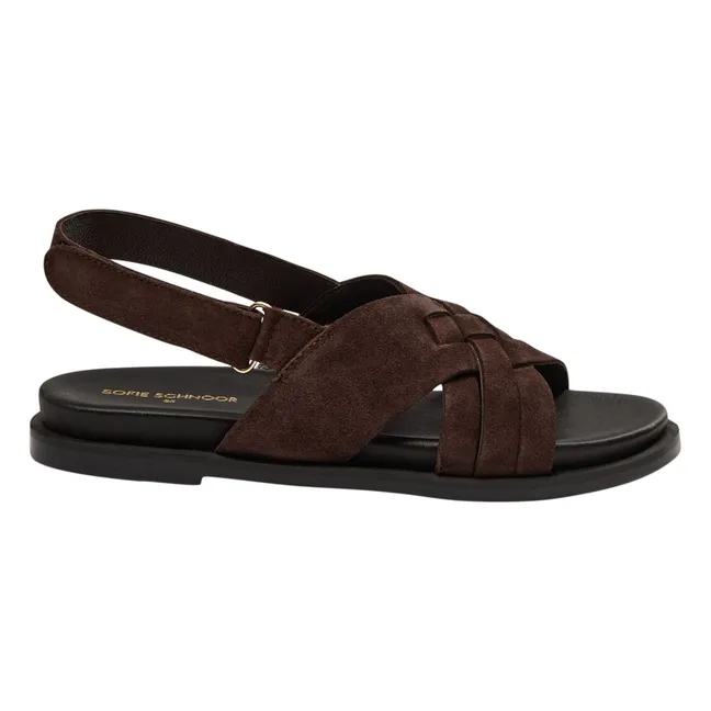 Sandali Silasy in pelle scamosciata | Marrone