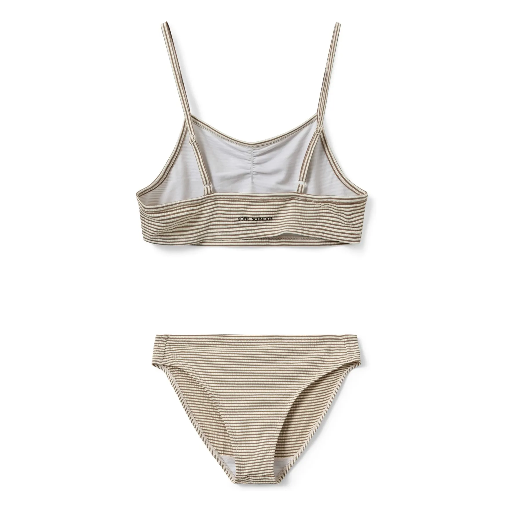Maillot de Bain Britasy Rayé | Taupe- Image produit n°2