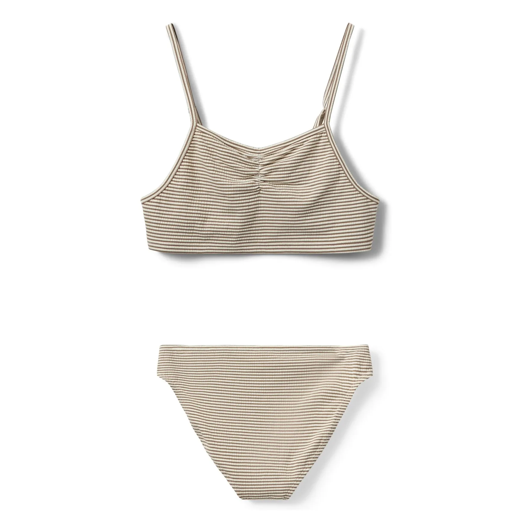 Maillot de Bain Britasy Rayé | Taupe- Image produit n°0