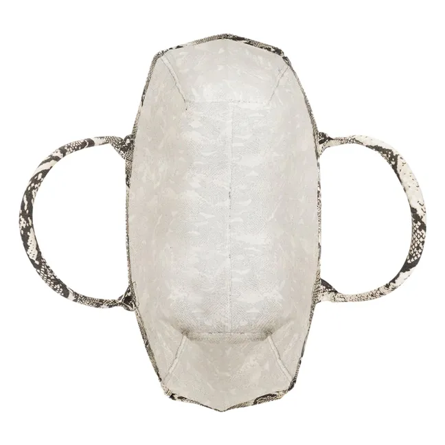 Cabas Léo Python | Gris