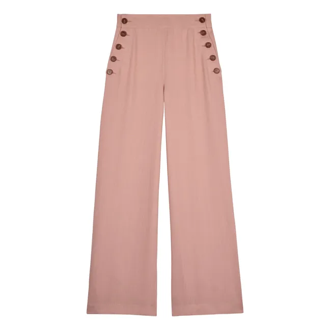 Pablo Linen Pants | Pink
