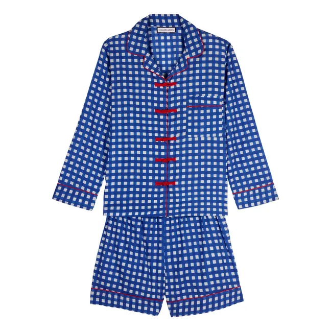 Pijama Cali de algodón con cuadros