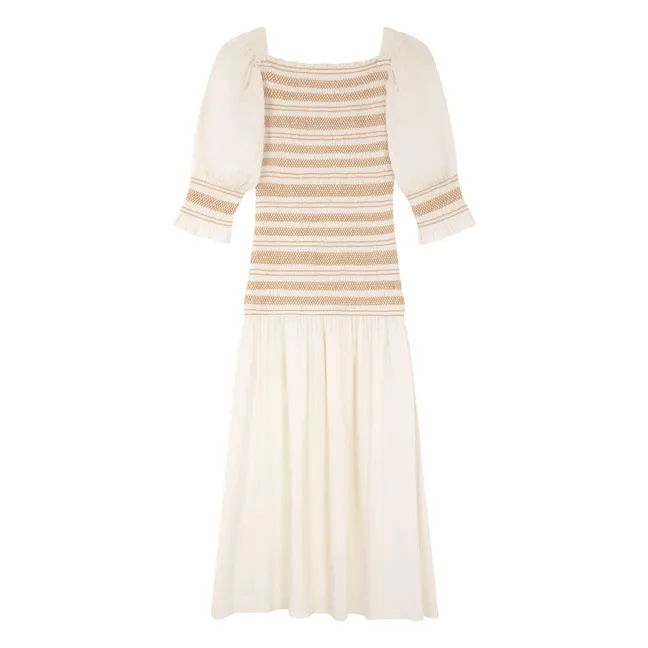 Vestido de algodón Livia | Blanco