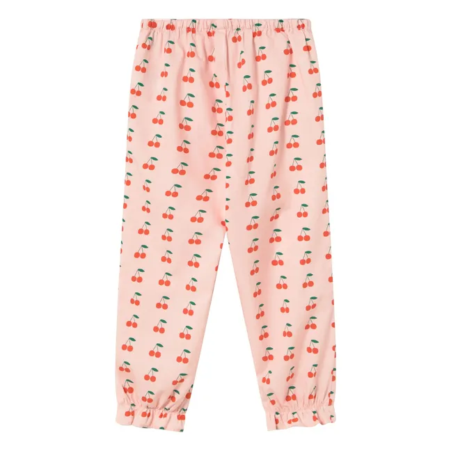 Pantalon Cerises | Rose pâle