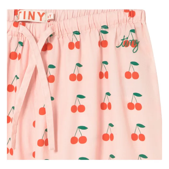 Pantalon Cerises | Rose pâle