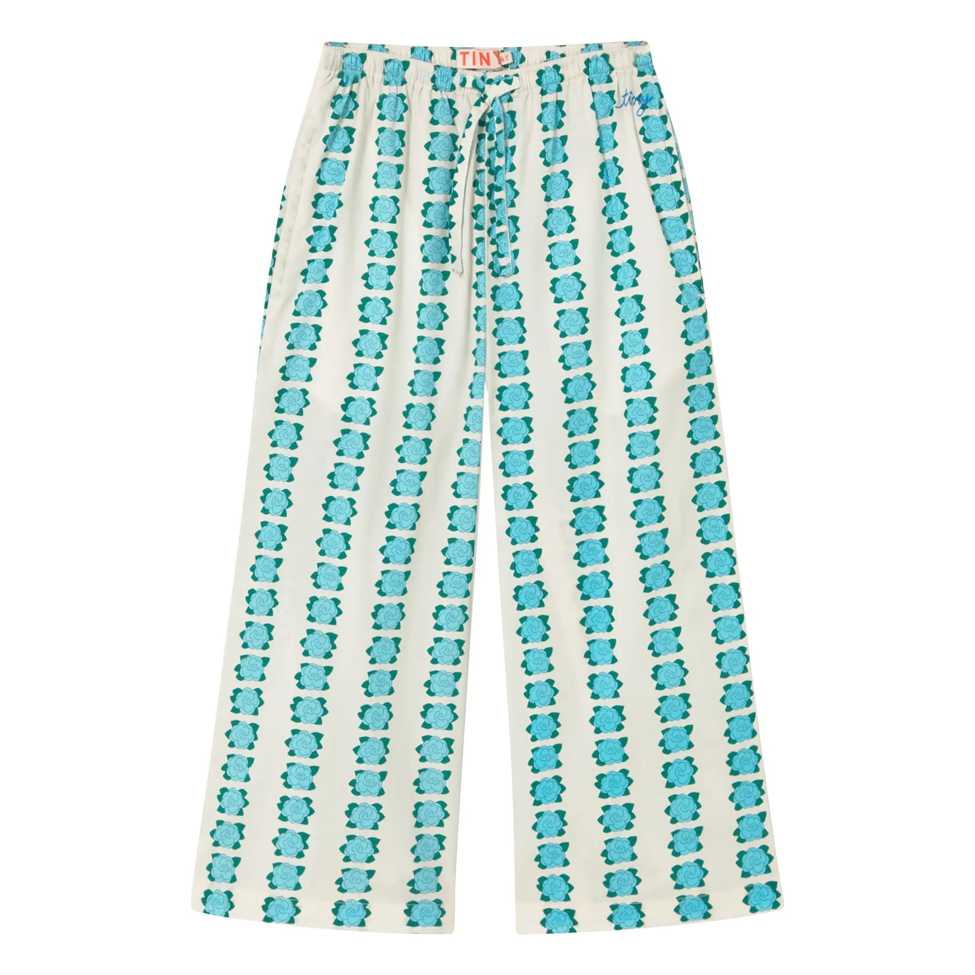Tinycottons White Floral Pants