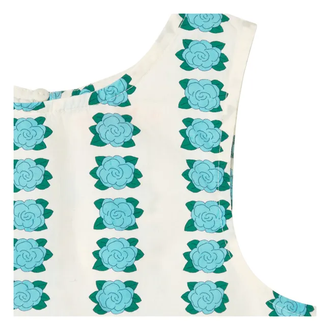 Top Fleuri | Blanc