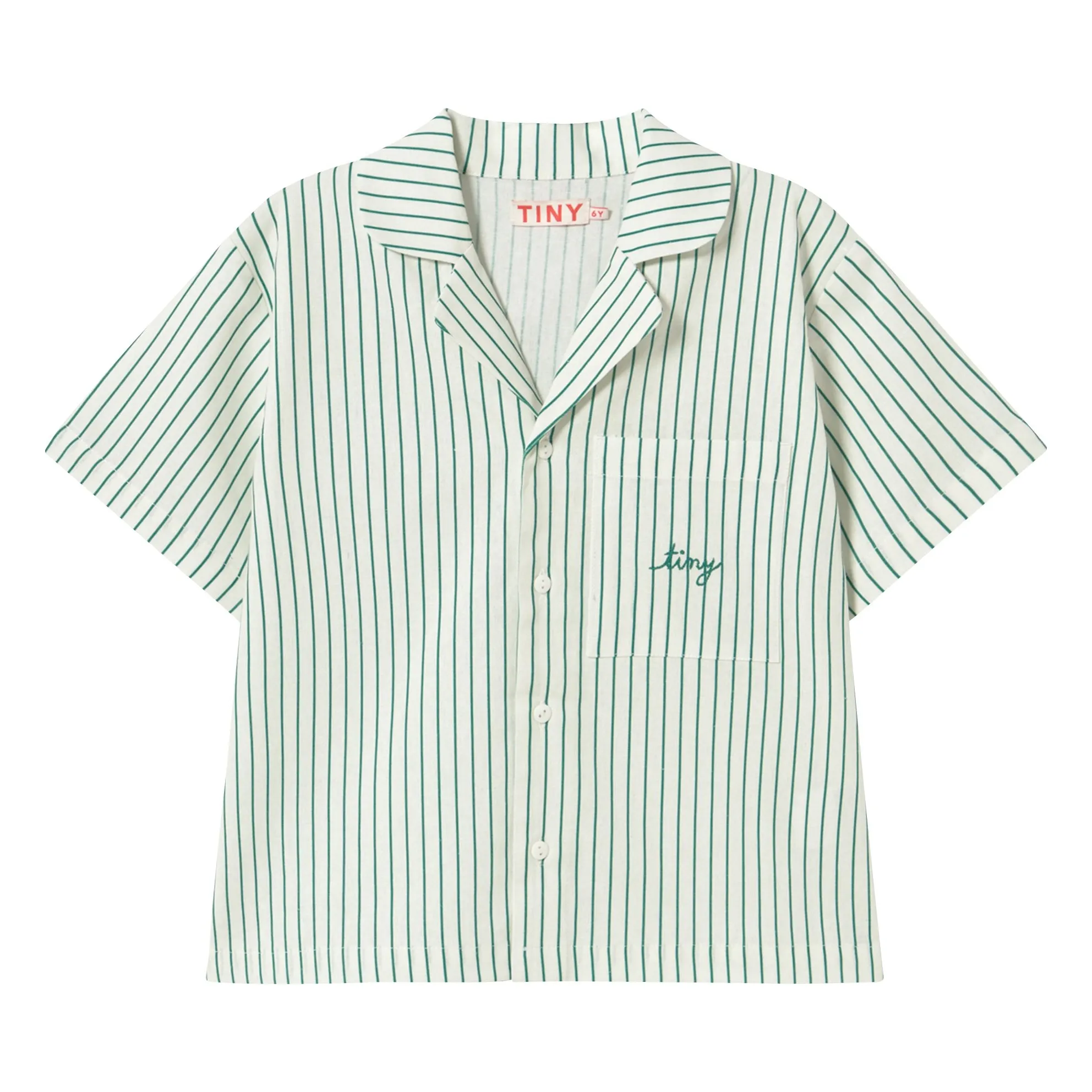 Tinycottons White Striped Linen Shirt