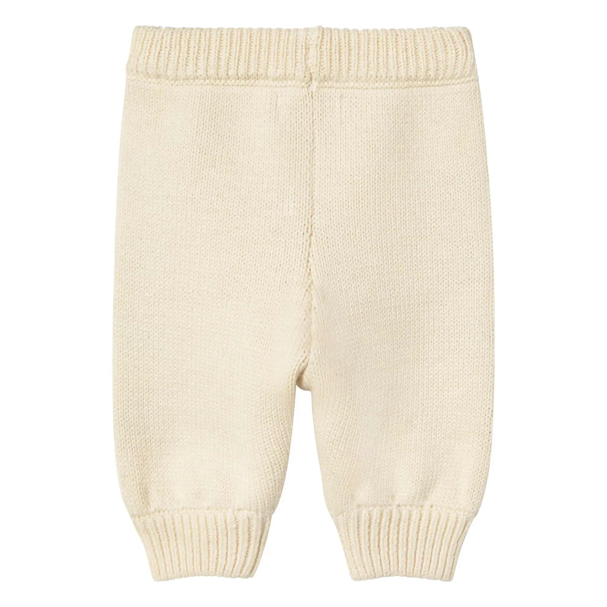 Pantalon Roses Maille | Ecru- Image produit n°2