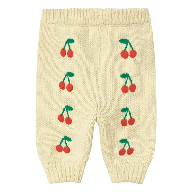 Pantalones de punto Cerises | Amarillo
