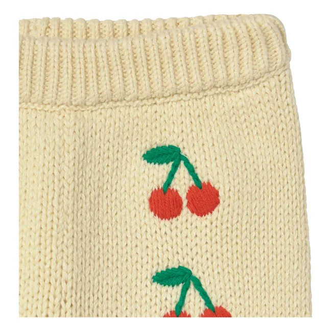 Pantalones de punto Cerises | Amarillo