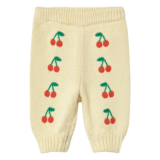 Pantalones de punto Cerises | Amarillo