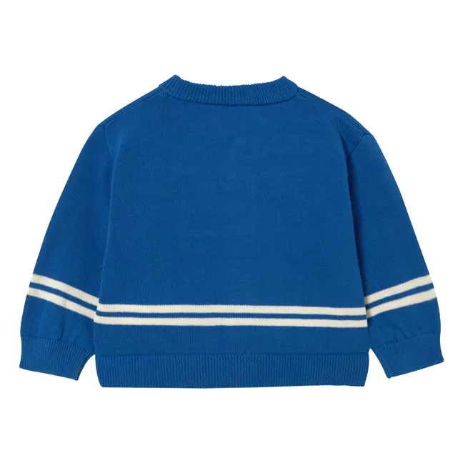 Gilet Rayé | Bleu marine